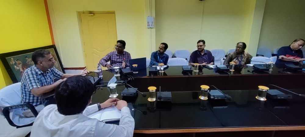 NFR and Tripura State Govt officials during their business development and transportation solution meeting held on March 24. (Photo Courtesy: NFR)